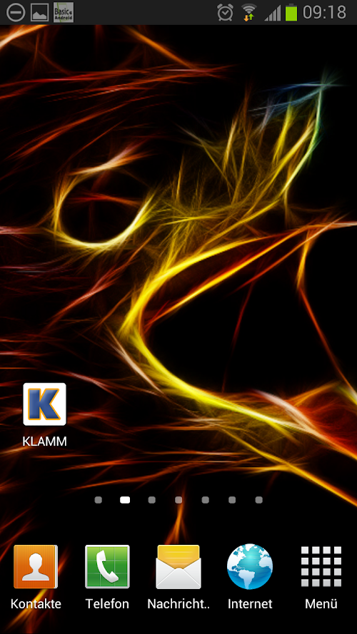 Android application Klamm - StartApp screenshort