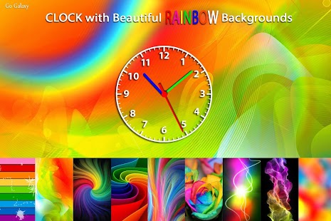 Rainbow Clock