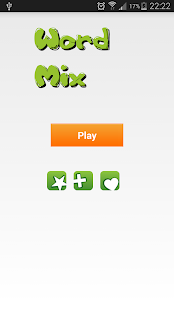 Android application Word Mix screenshot