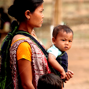 waiting by Anjali Borah - People Family