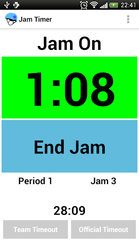 Roller Derby Jam Timer