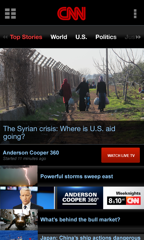 CNN Breaking US & World News - Android Apps on Google Play