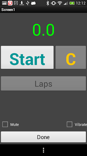Stopwatch for active people.