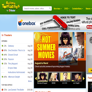 Rotten Tomatoes Web App