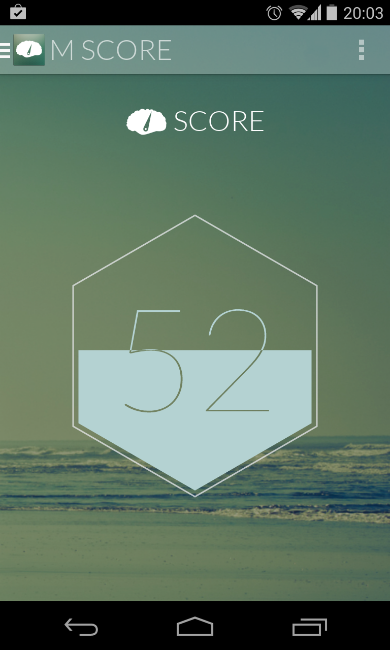 Android application Menthal screenshort