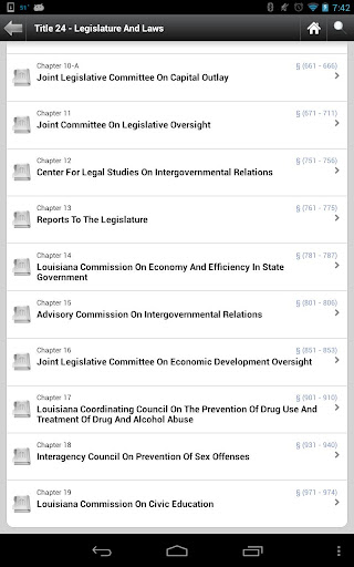 【免費書籍App】LA Legislature and Laws code-APP點子