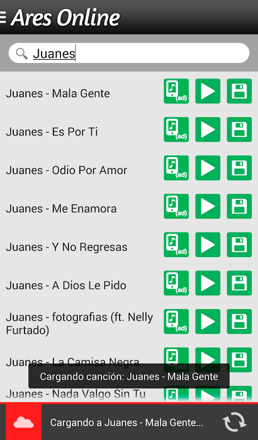 Ares Online - Música Gratis - screenshot
