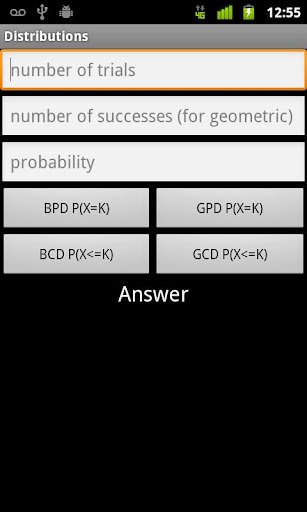 Distribution Calculator