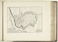 Plattegrond van Pinerolo, 1726