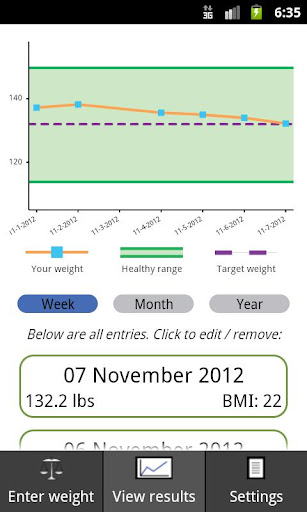 Track my weight