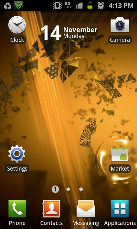 Android application Gold Future Interface LWP screenshort