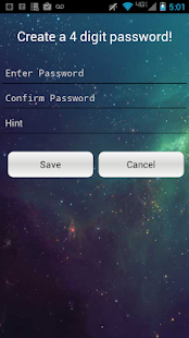 Screenshot dell'applicazione Android App Lock - Keypad