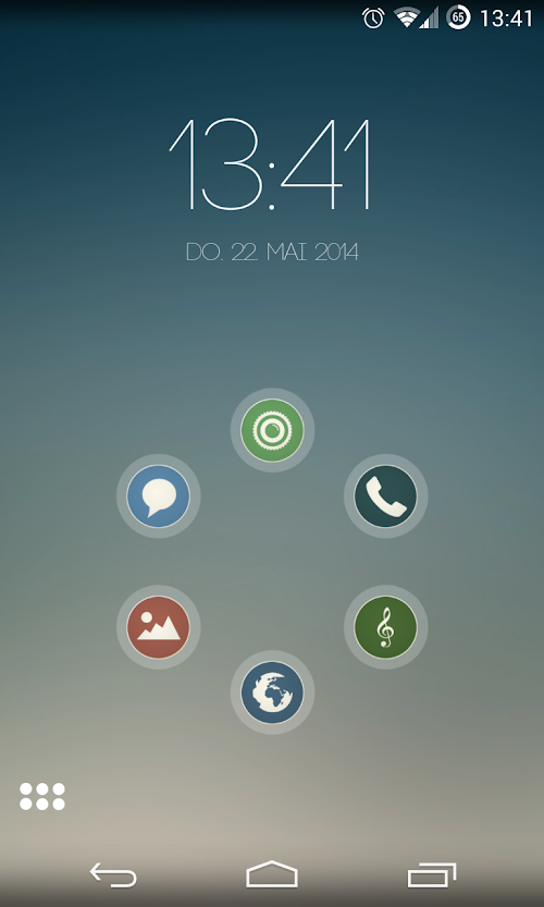 Android application Simple Rounds - Icon Pack screenshort
