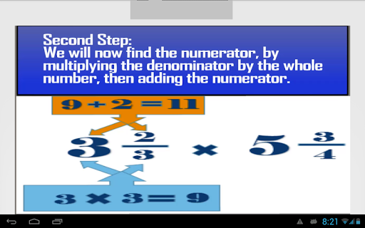 【免費教育App】Multiplying Mixed Numbers-APP點子