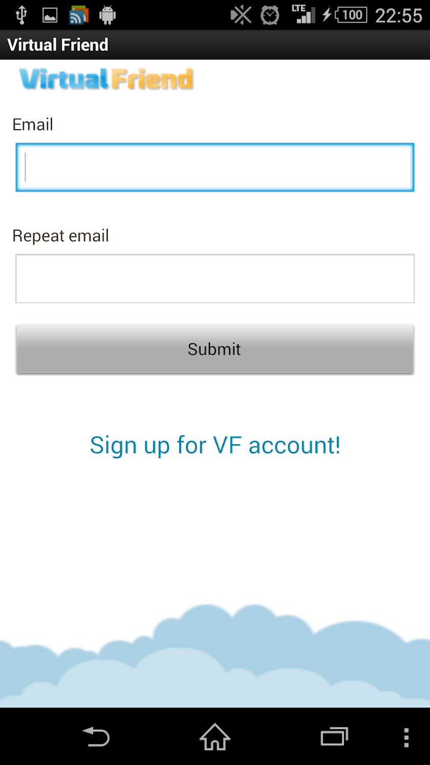 Virtual Friend Screen 2