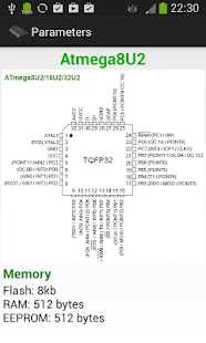 AVR Atmega Database - screenshot thumbnail