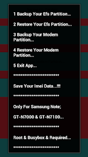 Lastest EfsBackup APK