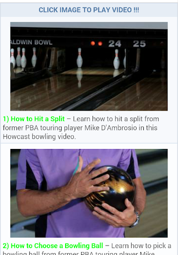 Free Bowling Lessons