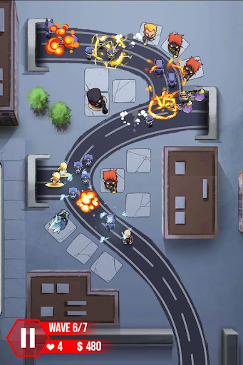 【免費解謎App】Tower Defense : Super Heroes-APP點子