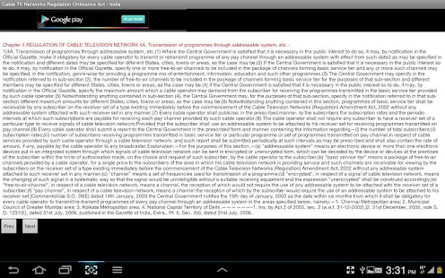免費下載書籍APP|Cable TV Regulation Act- India app開箱文|APP開箱王