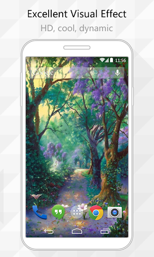 Purple Forest Live Wallpaper