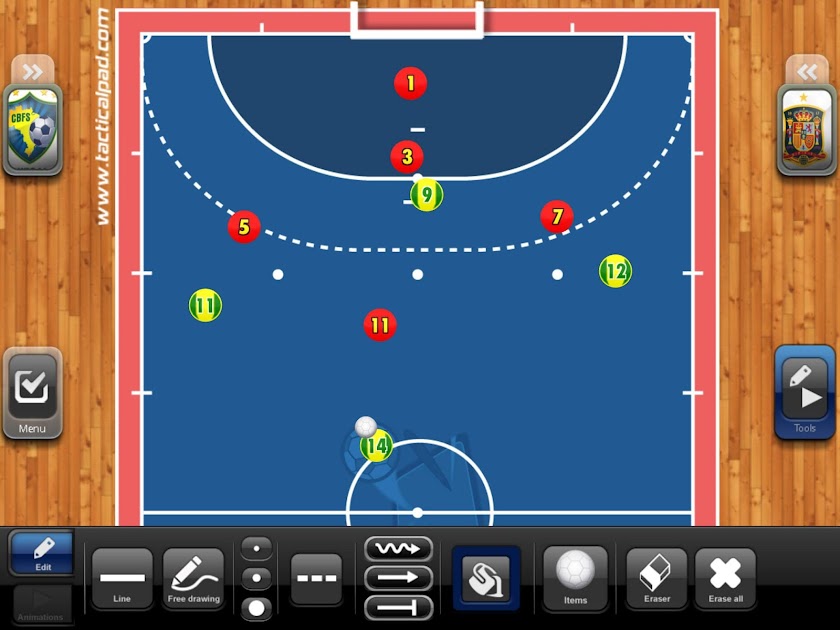 TacticalPad Futsal/Hand Pro Screen 2