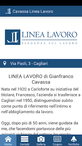 Cavassa Linea Lavoro Cagliari