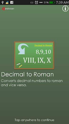 Decimal to Roman