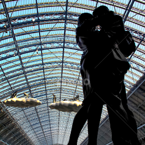 St Pancras railway station in London by Vladimir Firsov - Buildings & Architecture Statues & Monuments
