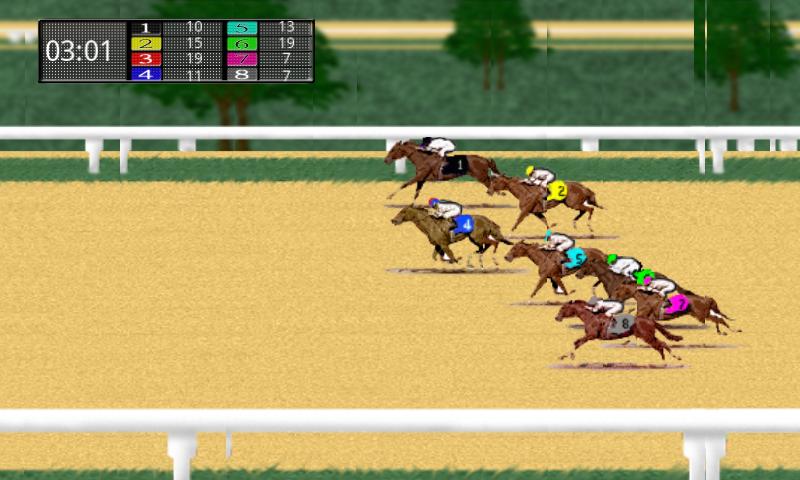 horse race Screen 3