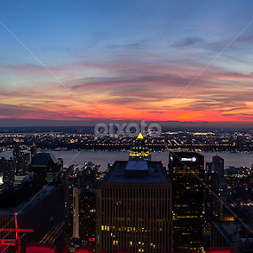 From the top by Alessio Pellegrini - City,  Street & Park Night