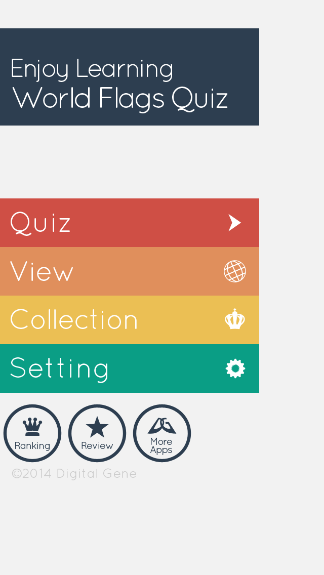 Android application Enjoy Learning World Flags Quiz screenshort