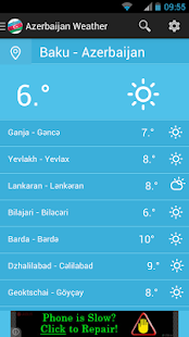 Free Azerbaijan Weather APK for Android