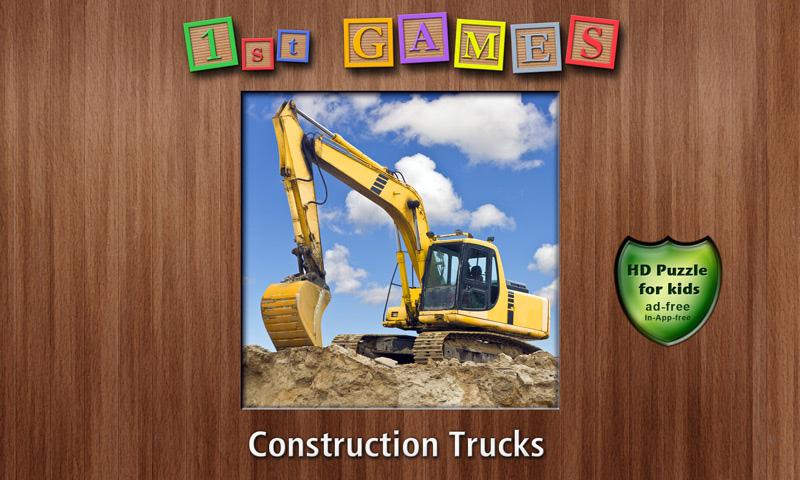 1st Games Construction Trucks Screen 1