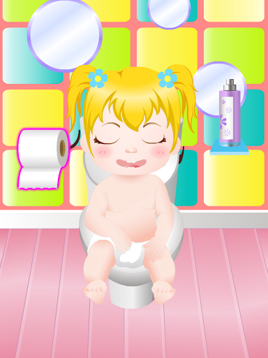 소녀를위한 행복한 아기 목욕 게임