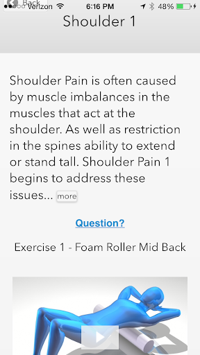 Shoulder Pain App