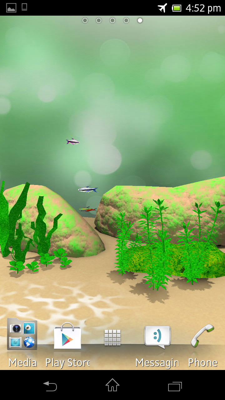 Aquarium Live Wallpaper Screen 3