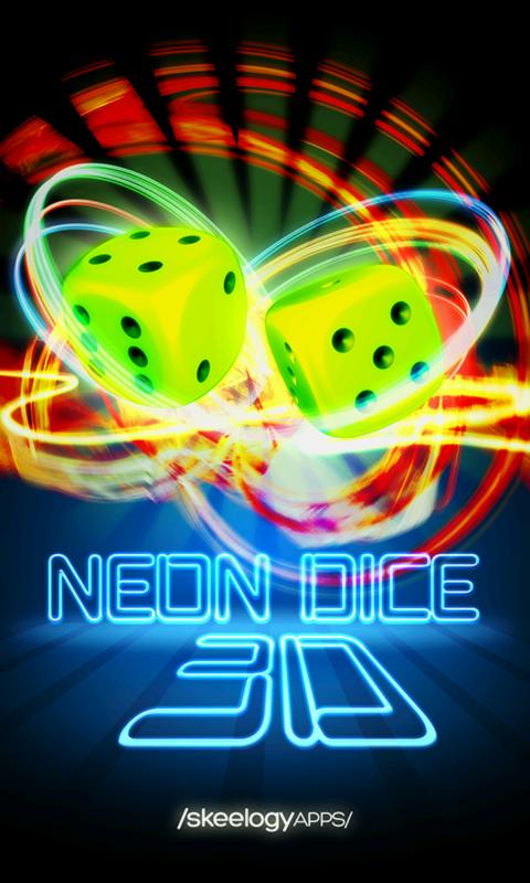 Neon Dice 3D Screen 3