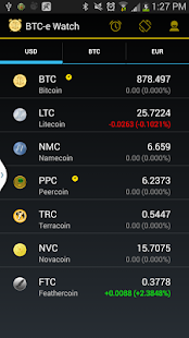 BTC-e Watch Screenshots 0