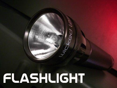 LED flashlight: efficiency