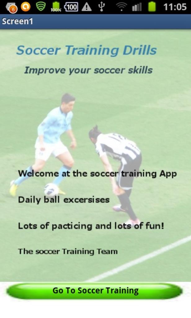 Android application Soccer Training Drills screenshort