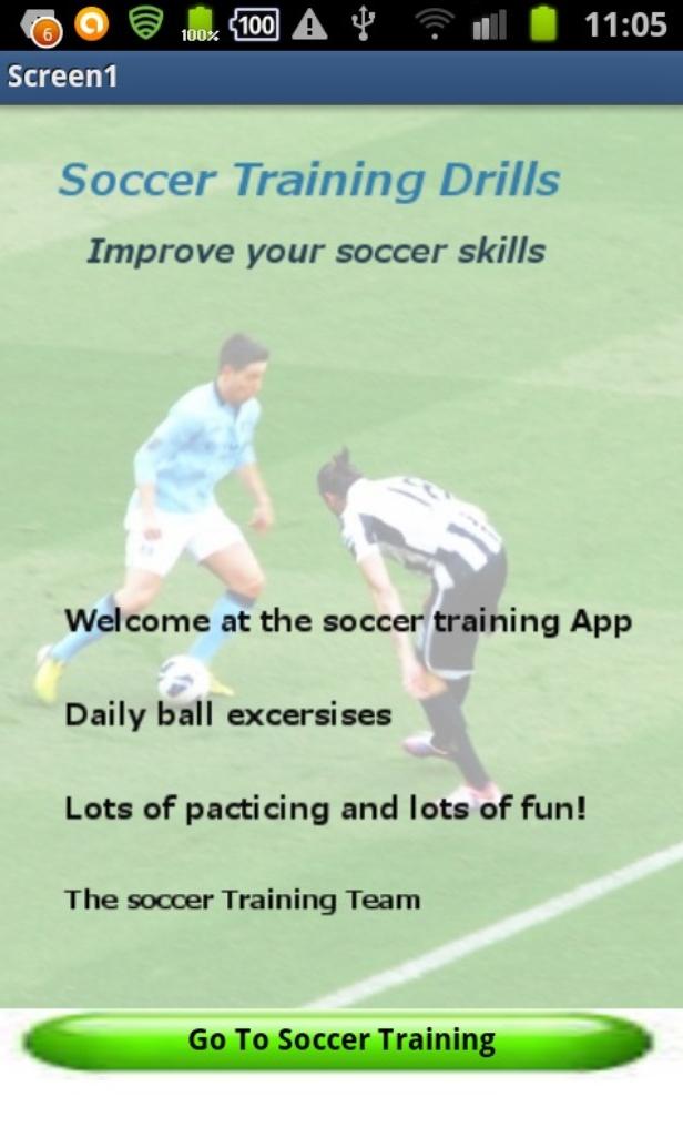 Soccer Training Drills Screen 1