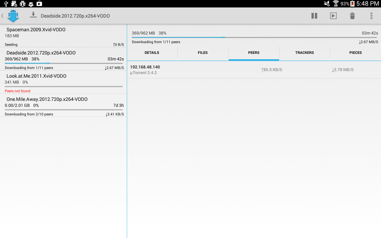 aTorrent - Torrent Downloader - screenshot