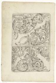 Kroonelementen of omlijstingen van bladranken