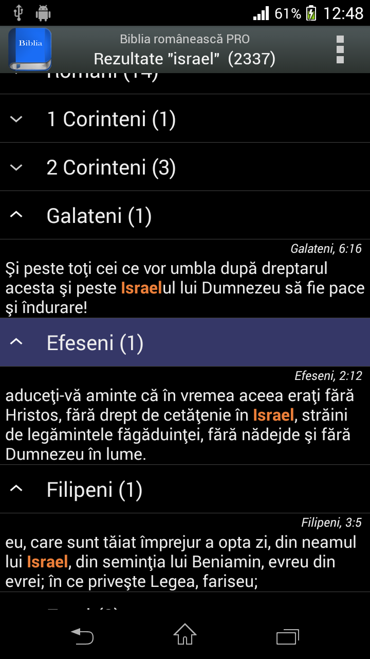 Biblia românească PRO Screen 2