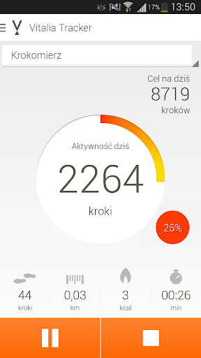 VTracker krokomierz pedometer