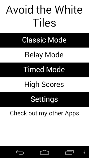【免費休閒App】Avoid the White Tiles-APP點子