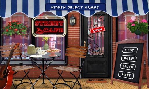 Street Cafe Free Hidden Object