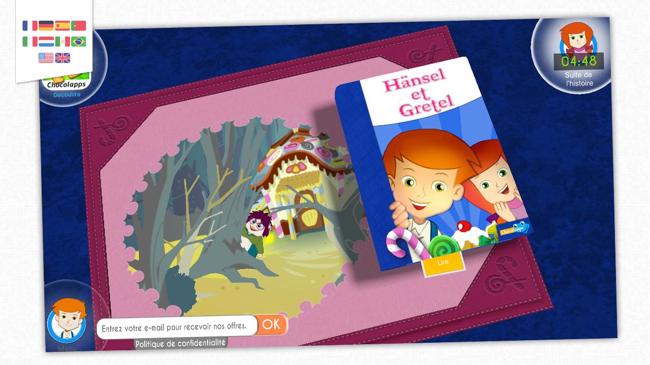 Android application Hansel and Gretel - Kids tale screenshort