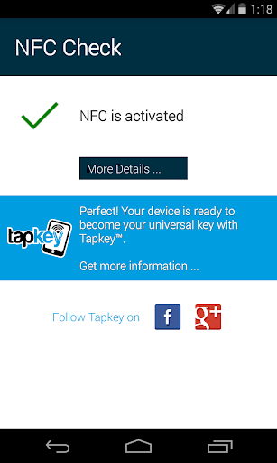 NFC Check by Tapkey